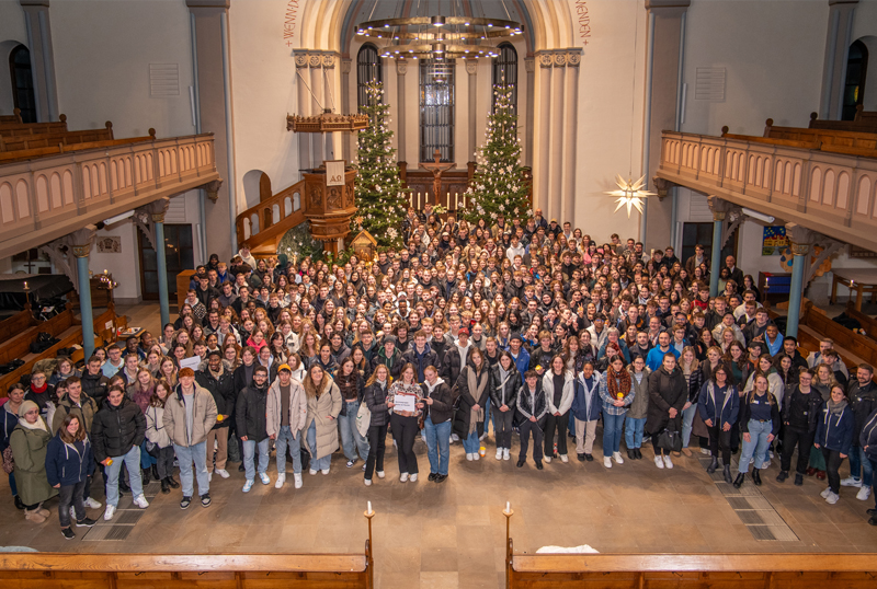 Der ganze Betheljahr-Jahrgang in der Zionskirche bei den Berufsbildungstagen