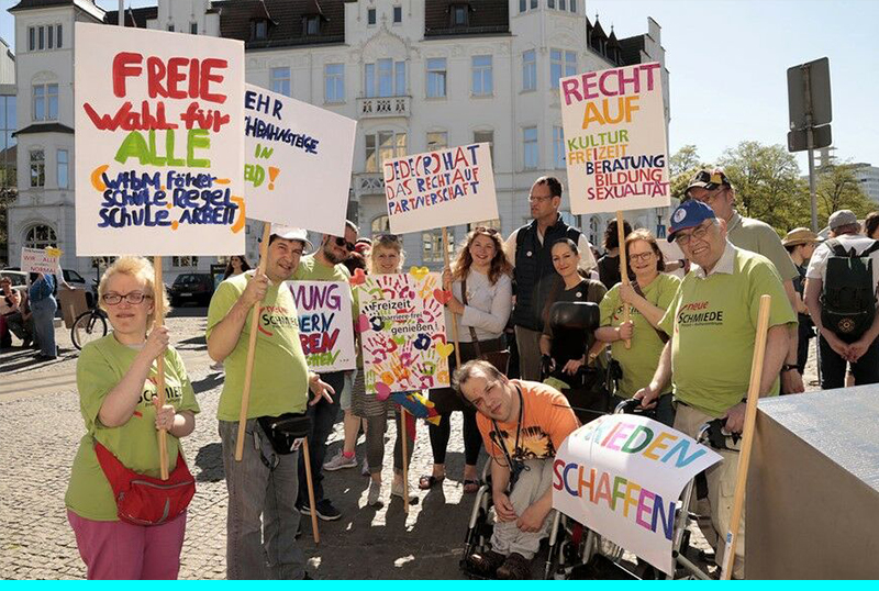 Eine selbstbestimmte Demonstration zum Tag der Gleichstellung